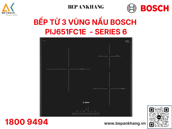 Bếp Từ Bosch PIJ651FC1E Serie 6 - Made in Spain